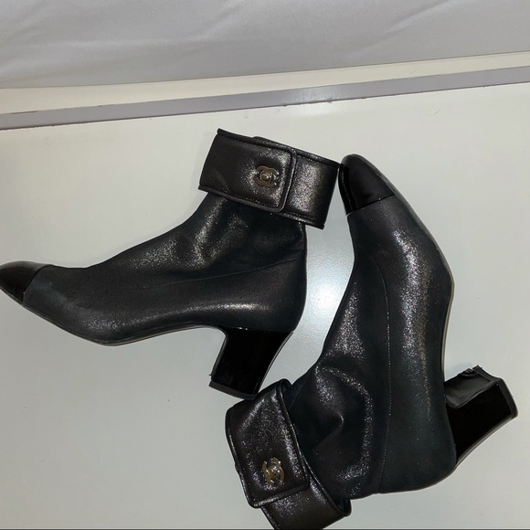 Authentic Chanel Lambskin Booties - Picture 6 of 12